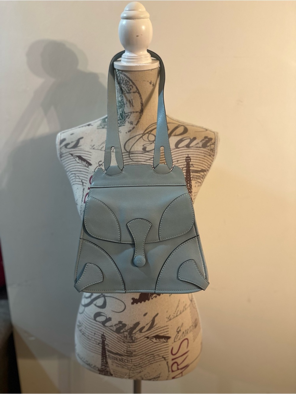 Marc Jacobs Powder Blue Leather Shoulder Bag